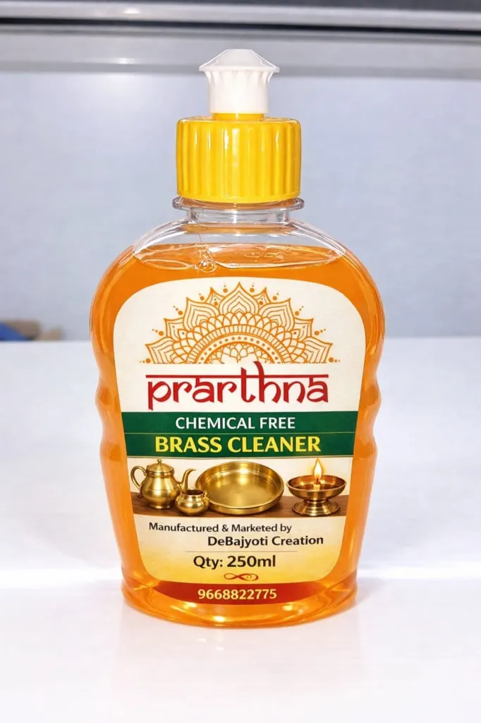 Prarthna Chemical-Free Brass Cleaner – 250ml