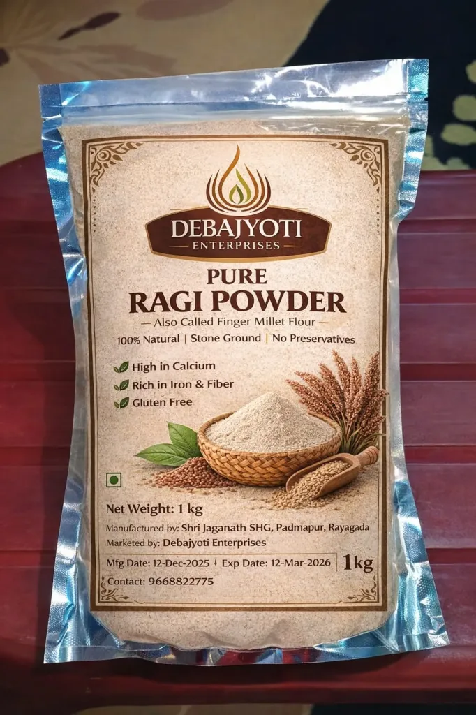 Pure Ragi Powder (Finger Millet Flour) – 1 kg